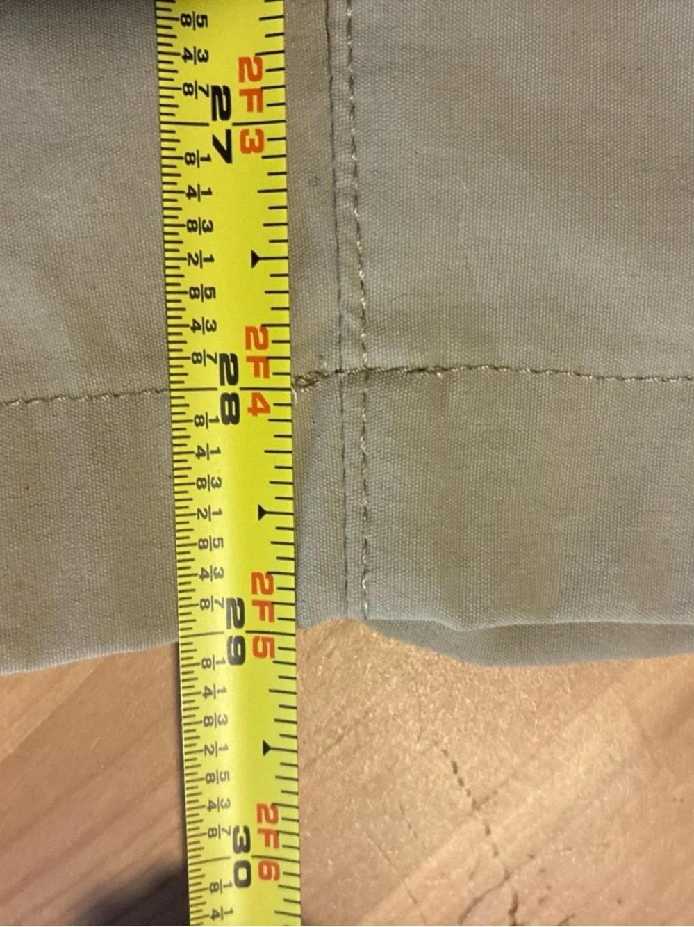 Eddie Bauer Rainier Tech Pants Mens 32x30 Tan Khaki Straight Leg Outdoor Hiking